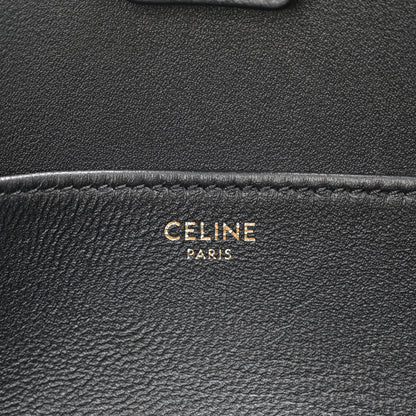 Celine Supple Grained Calfskin Medium Newspaper Bag Black 6 of 9