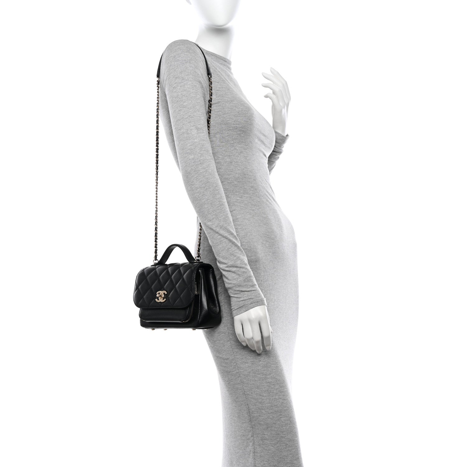 Chanel Caviar Quilted Small Business Affinity Flap Black 2 of 10