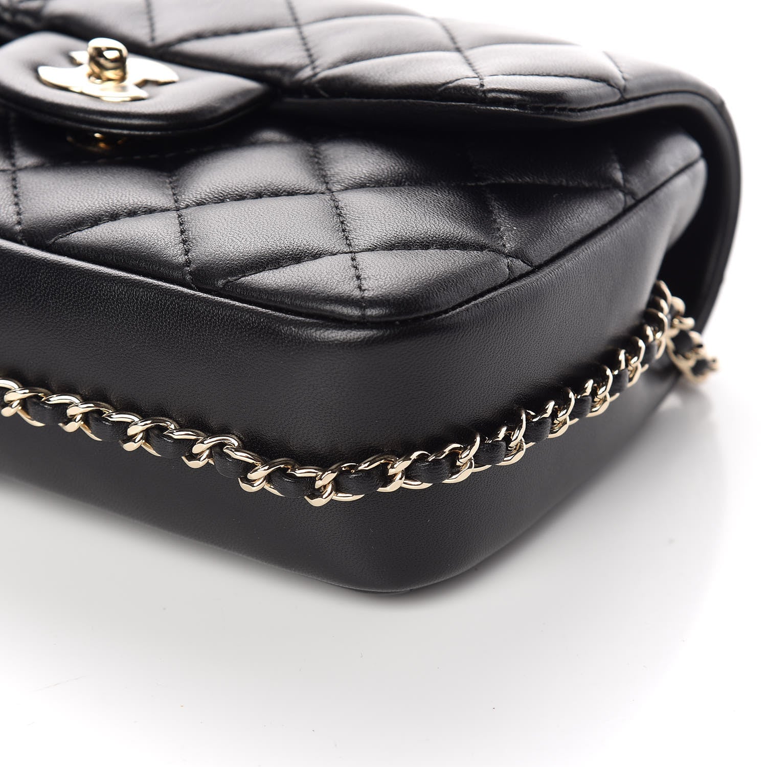 Chanel Lambskin Quilted Small My Precious Flap Black 9 of 11