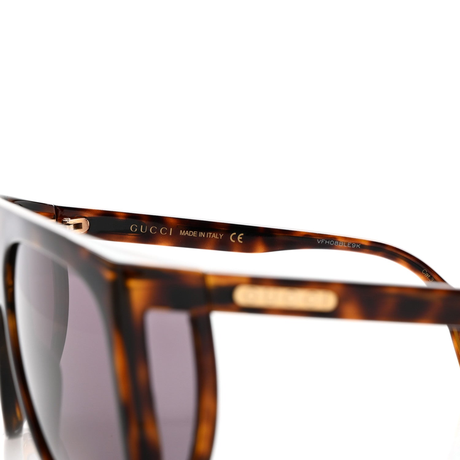 Gucci Acetate Shield Sunglasses GG0467S Havana 6 of 8
