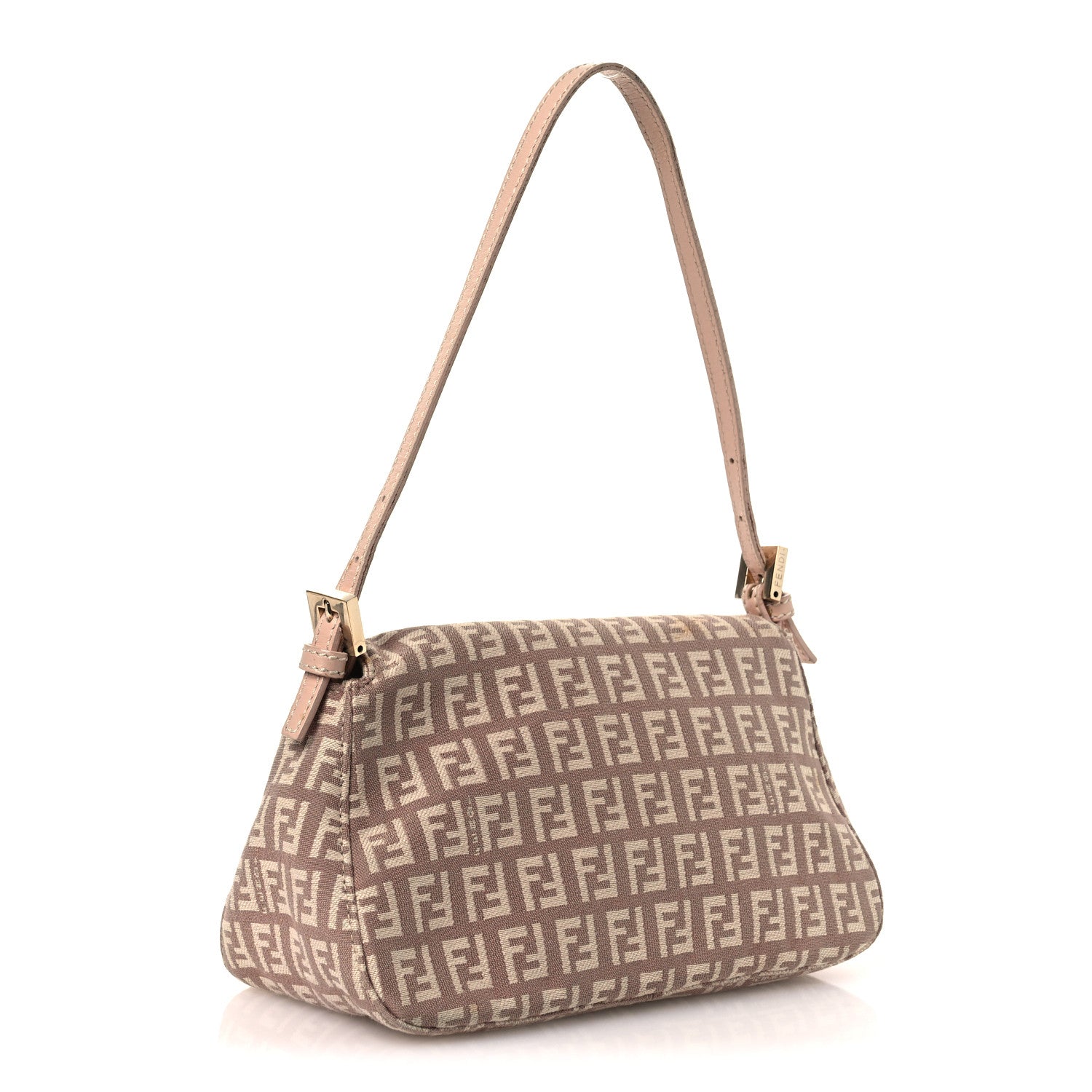 Fendi Zucchino Vitello Mini Mama Baguette Cipria Teint 3 of 16