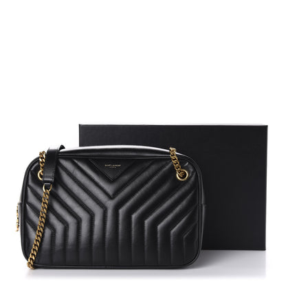 Saint Laurent Calfskin Matelasse Joan Camera Bag Black 12 of 12