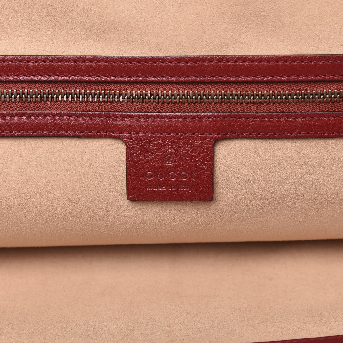 Calfskin Large Re(Belle) Top Handle Bag Red