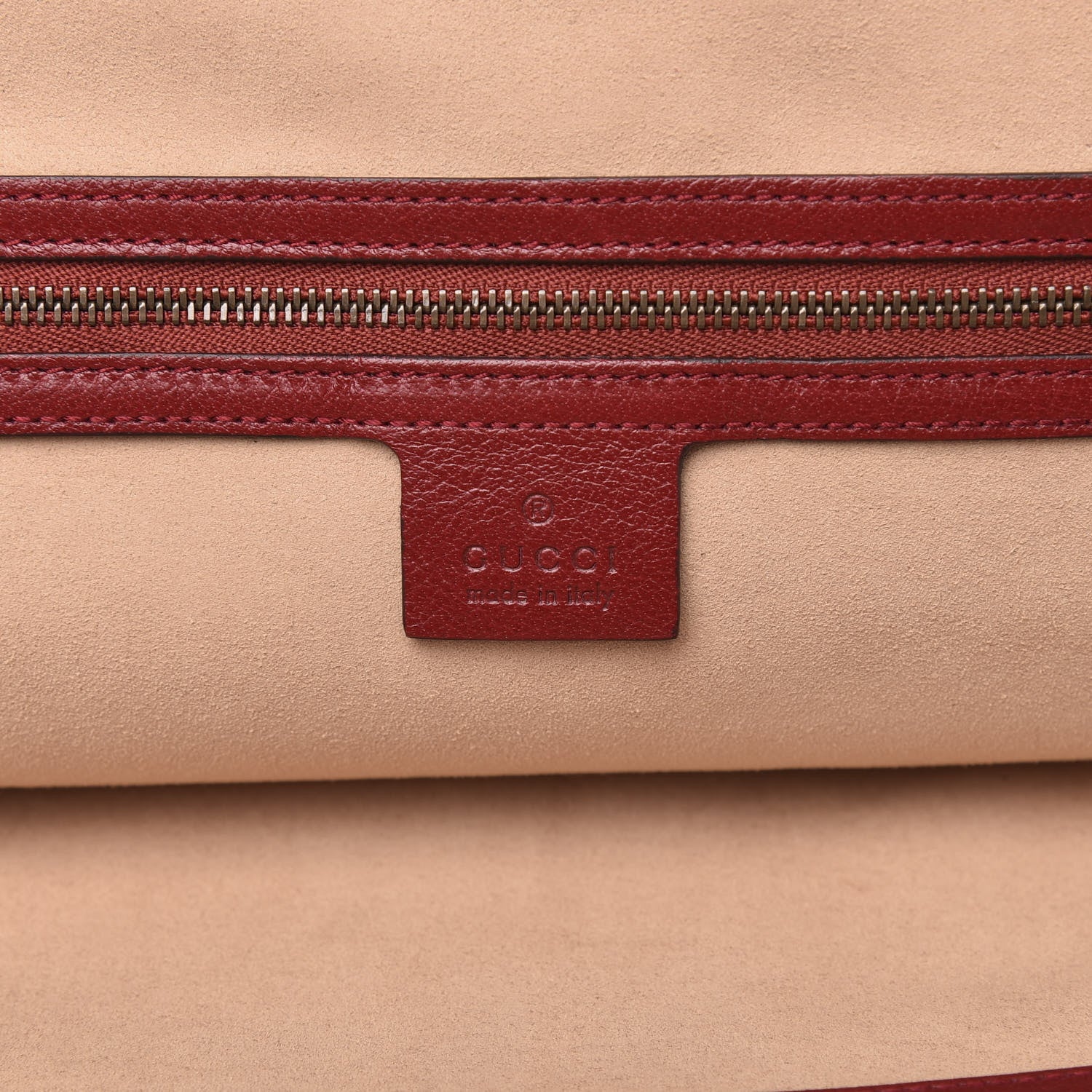 Gucci Calfskin Large Re(Belle) Top Handle Bag Red 6 of 11