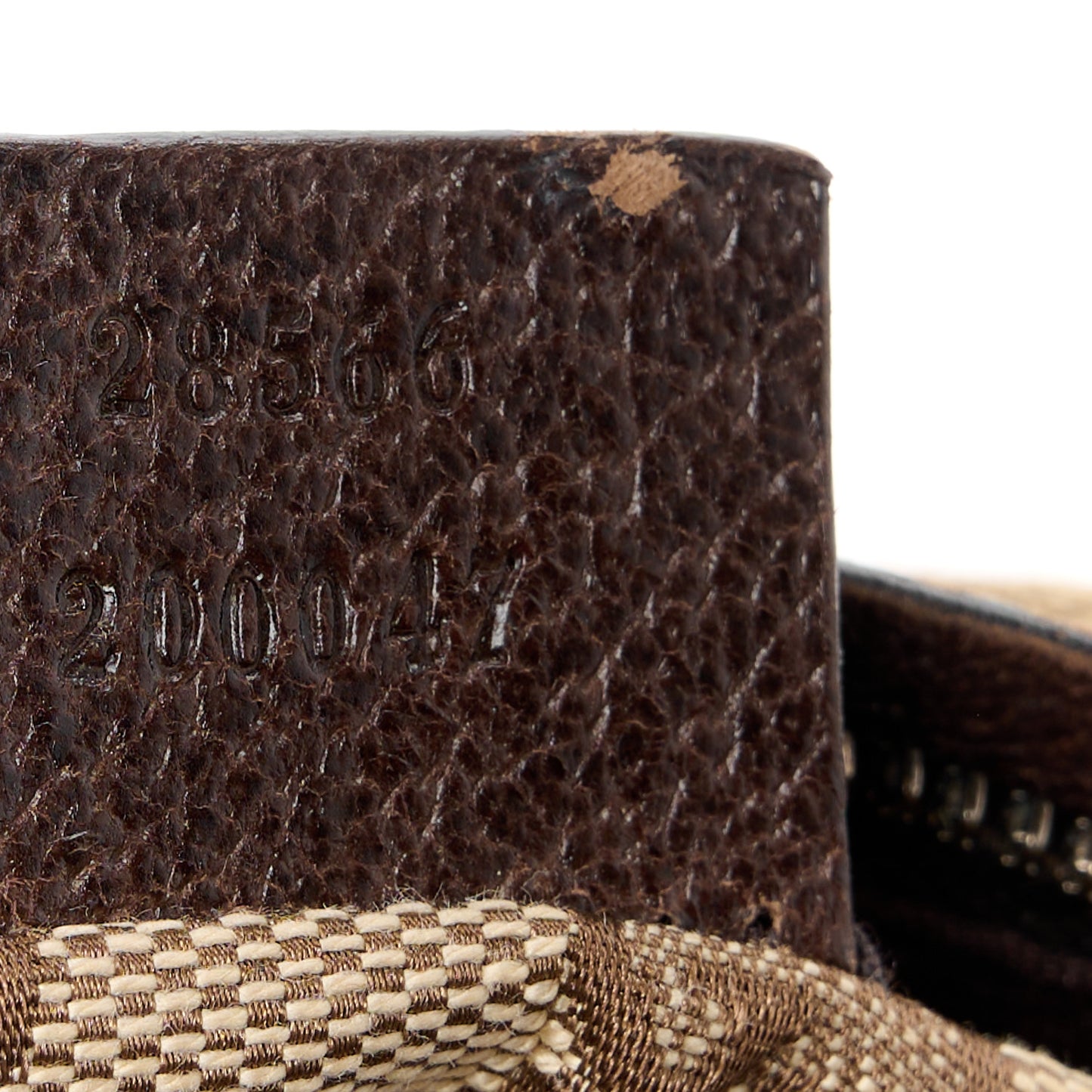 GG Monogram Web Double Pocket Belt Bag Dark Brown