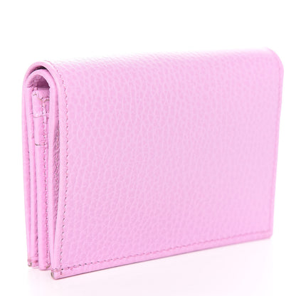 Gucci Dollar Calfskin Bosco Card Case Wallet Malva 3 of 8