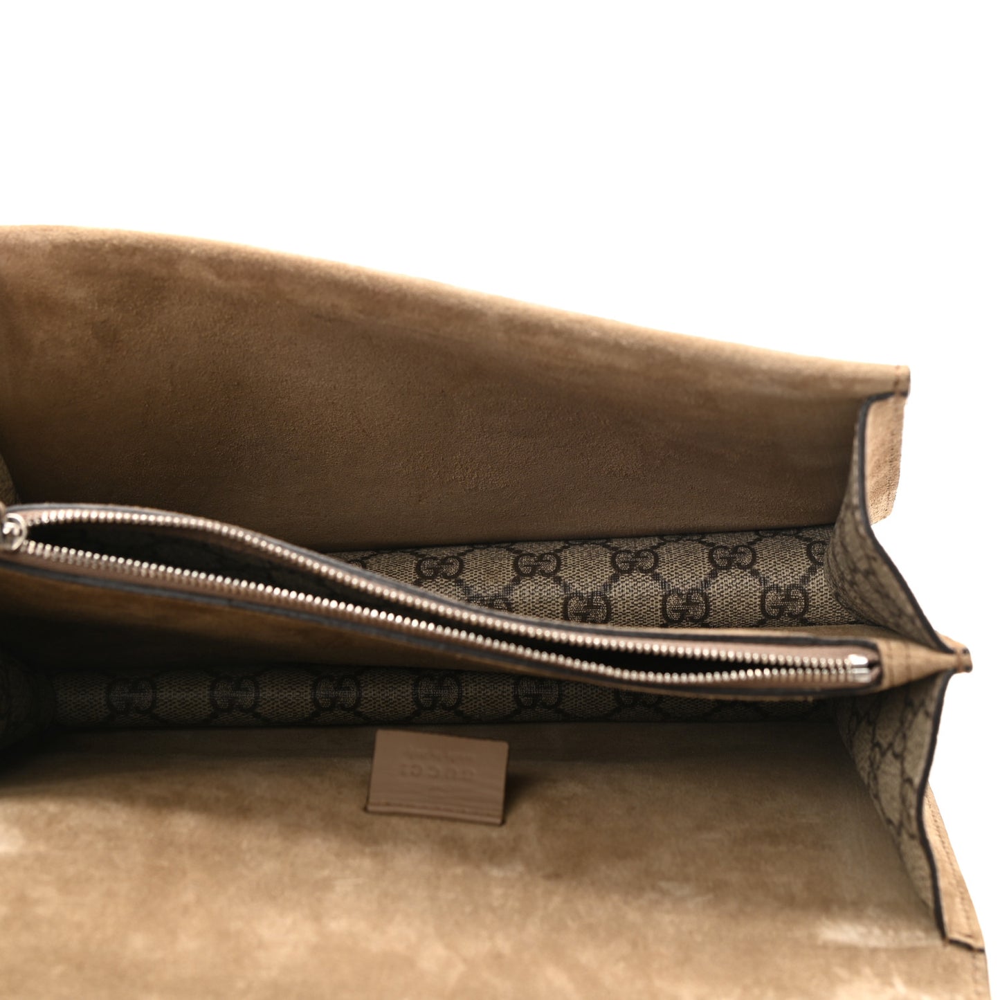 GG Supreme Monogram Small Dionysus Shoulder Bag Taupe