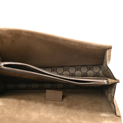 Gucci GG Supreme Monogram Small Dionysus Shoulder Bag Taupe 5 of 11