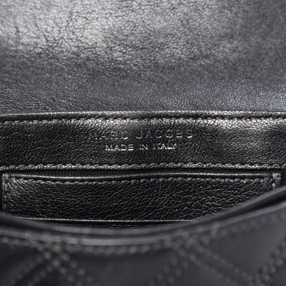 Marc Jacobs Metallic Lambskin Baroque Single Flap Grey 8 of 10