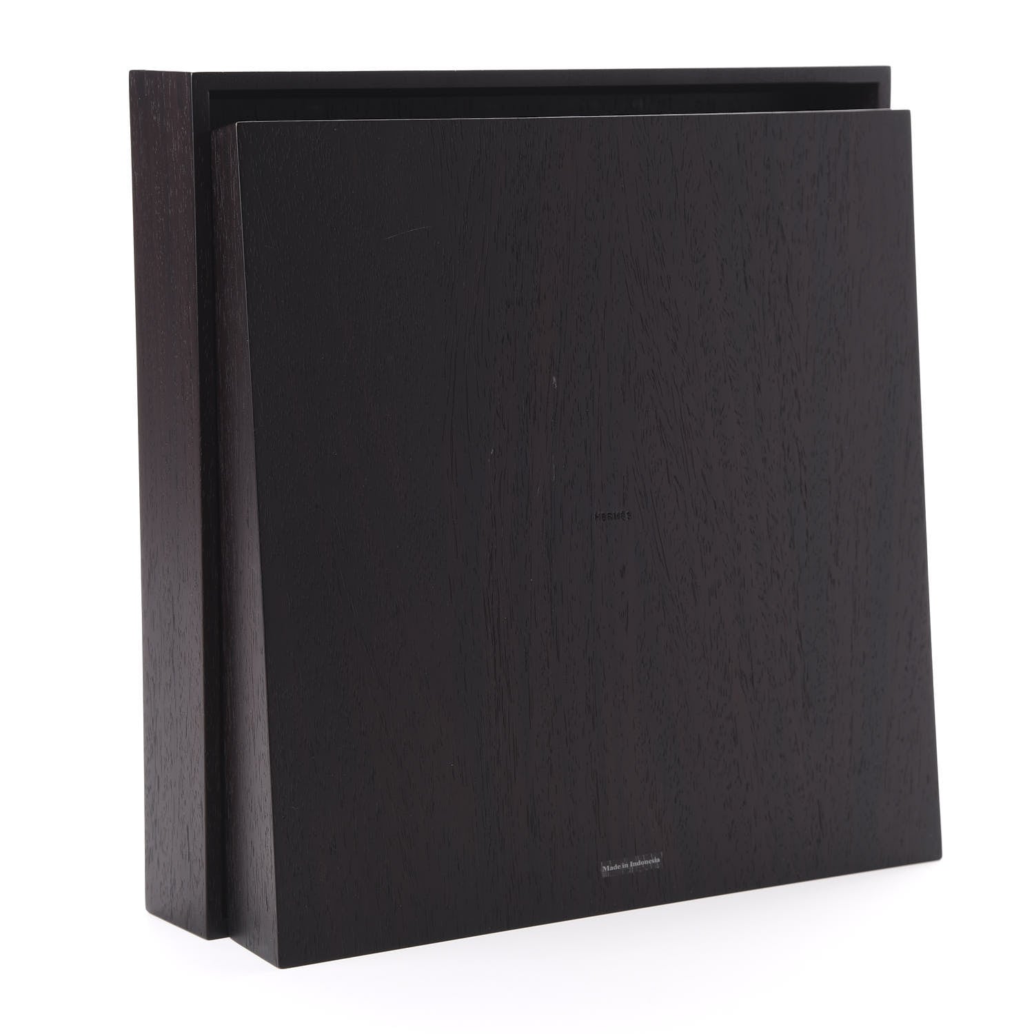 Hermes Lacquered Wood Box Black 3 of 10