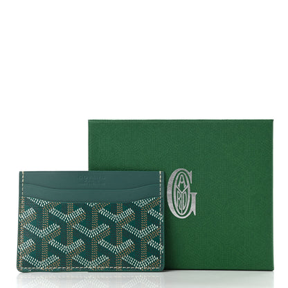 Goyard Goyardine Saint Sulpice Card Holder Green 8 of 8