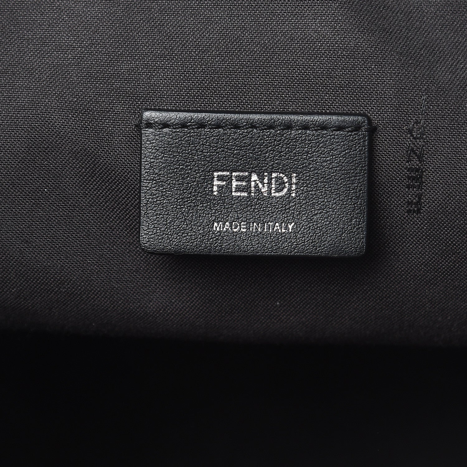 Fendi Vitello Century Opaco Large Back to School Backpack Black 6 of 11