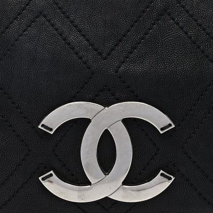 Chanel Calfskin Small Diamond Stitch Tote Black 8 of 10