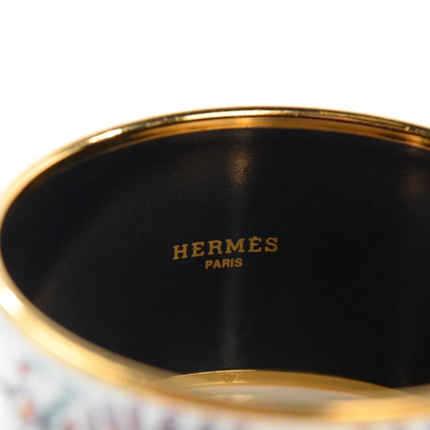Hermes Enamel Printed Extra Wide Bracelet 65 4 of 6
