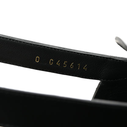 Chanel Calfskin Crystal CC Slingback Flats 39 Black 9 of 10