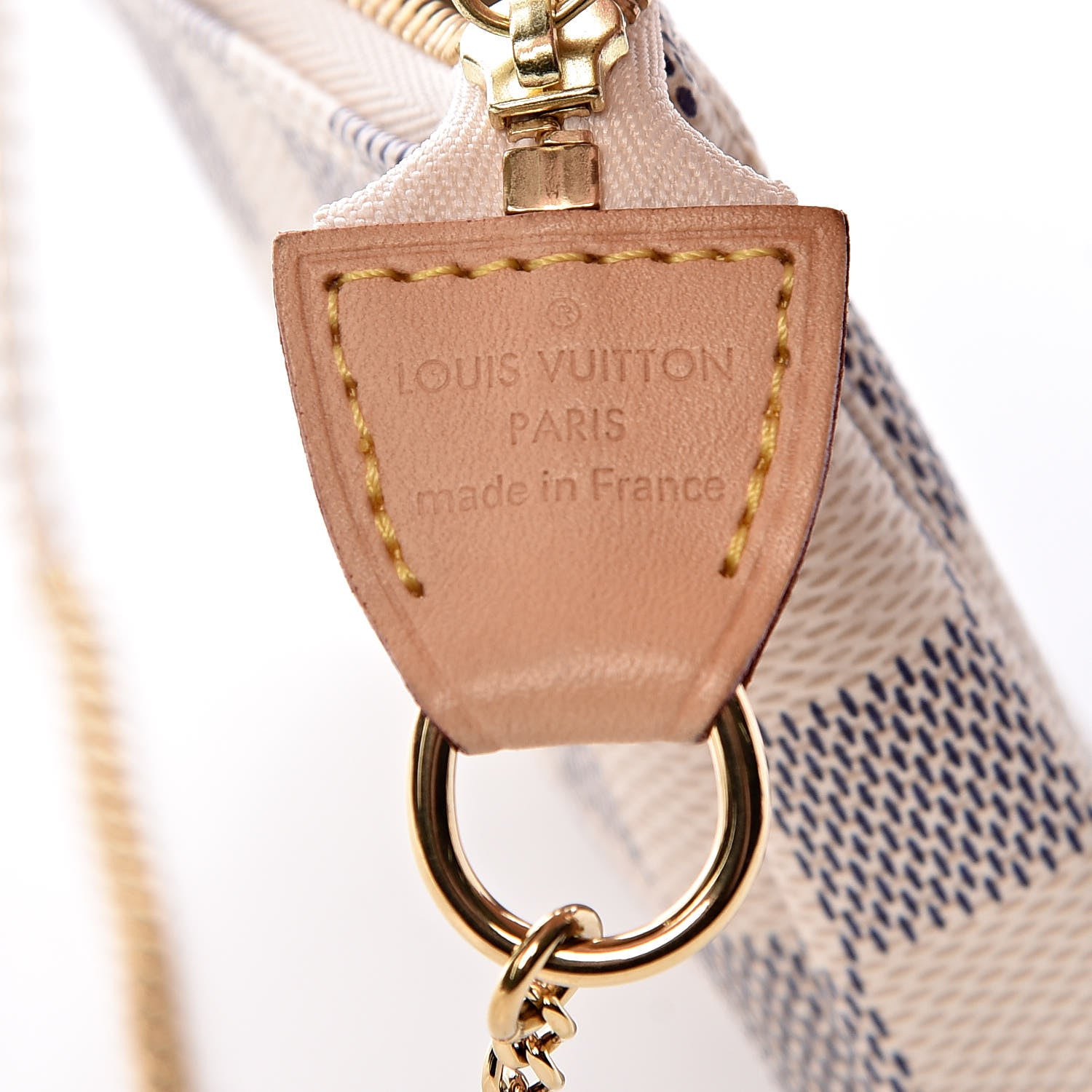 Louis Vuitton Damier Azur Mini Pochette Accessories 6 of 9