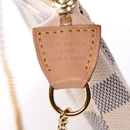 Louis Vuitton Damier Azur Mini Pochette Accessories 6 of 9