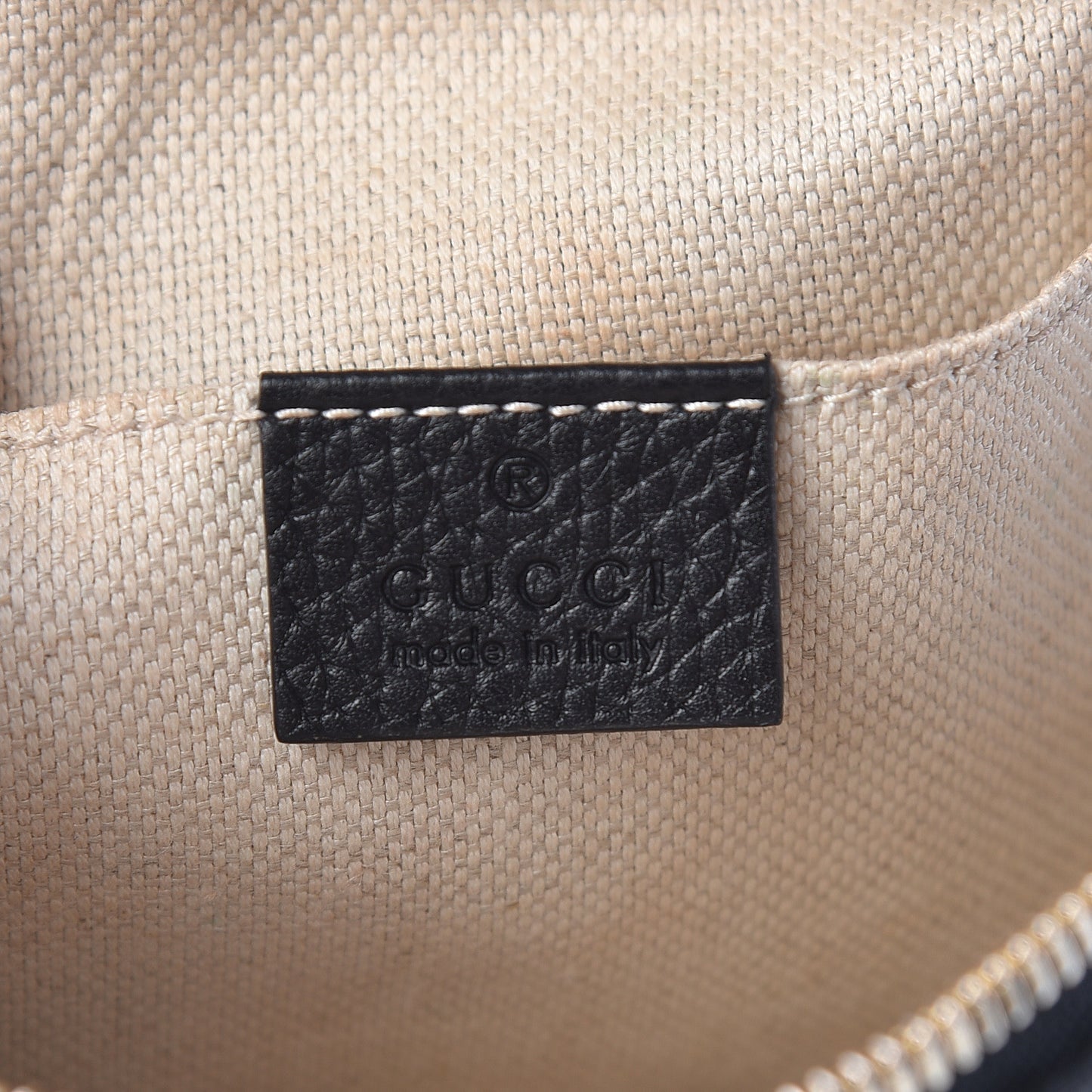 Pebbled Calfskin Small Soho Disco Bag Black