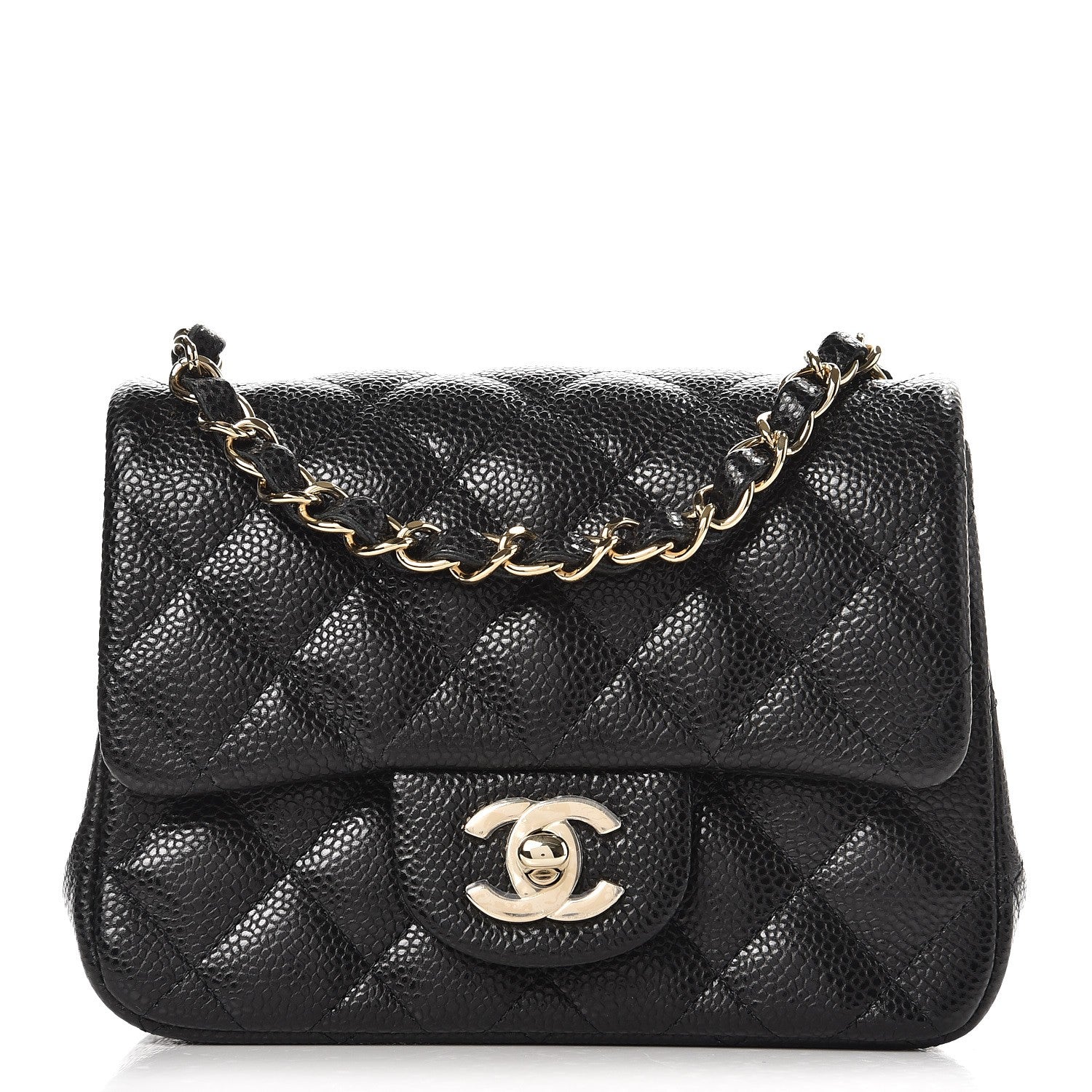 Chanel Caviar Quilted Mini Square Flap Black 1 of 8