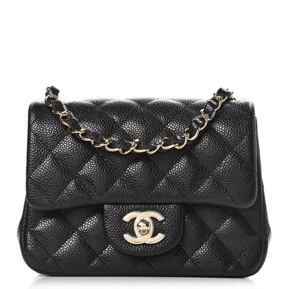 Chanel Caviar Quilted Mini Square Flap Black 1 of 8