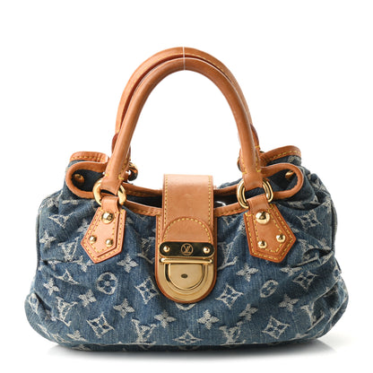 Louis Vuitton Monogram Denim Pleaty Blue 1 of 15