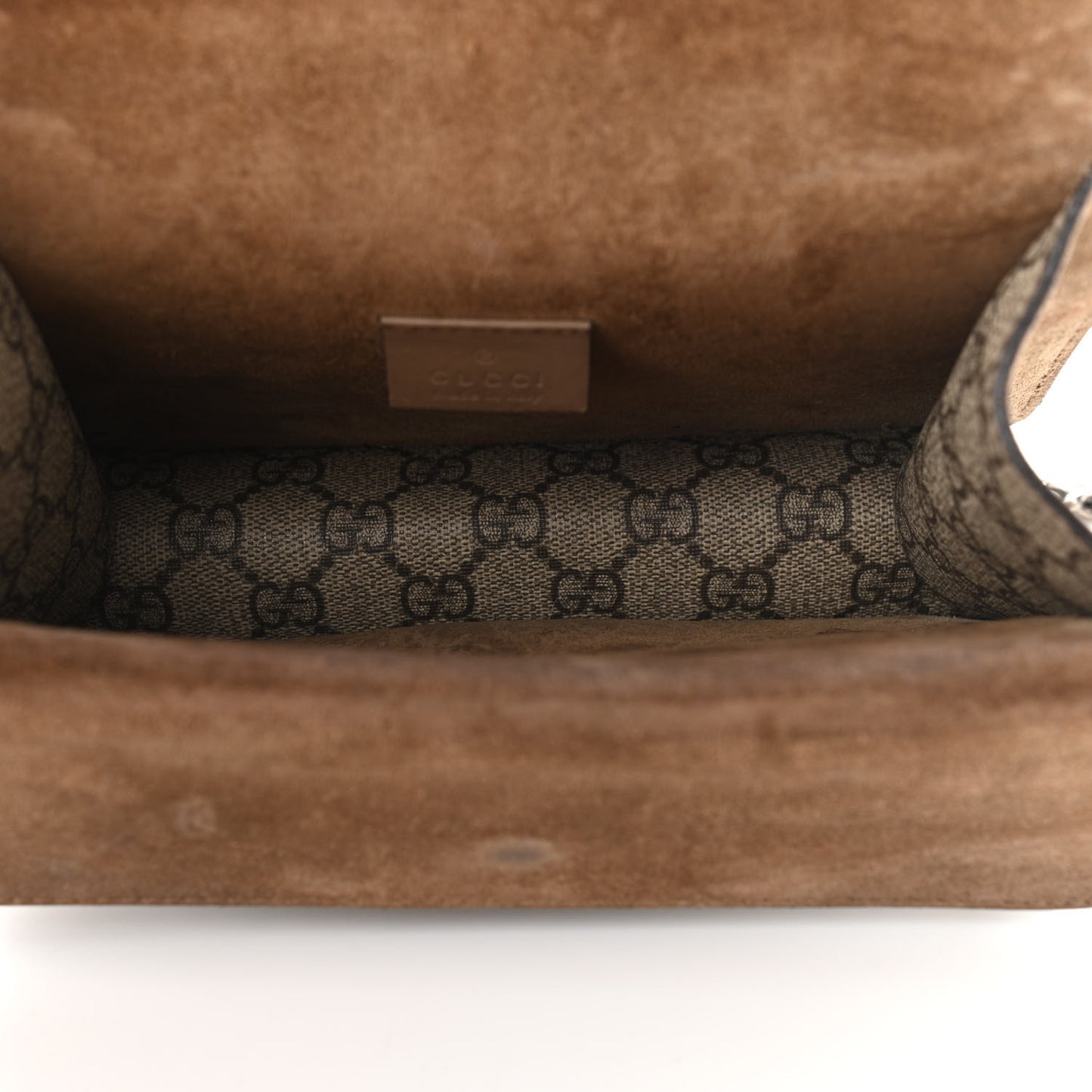 GG Supreme Monogram Mini Dionysus Shoulder Bag Taupe