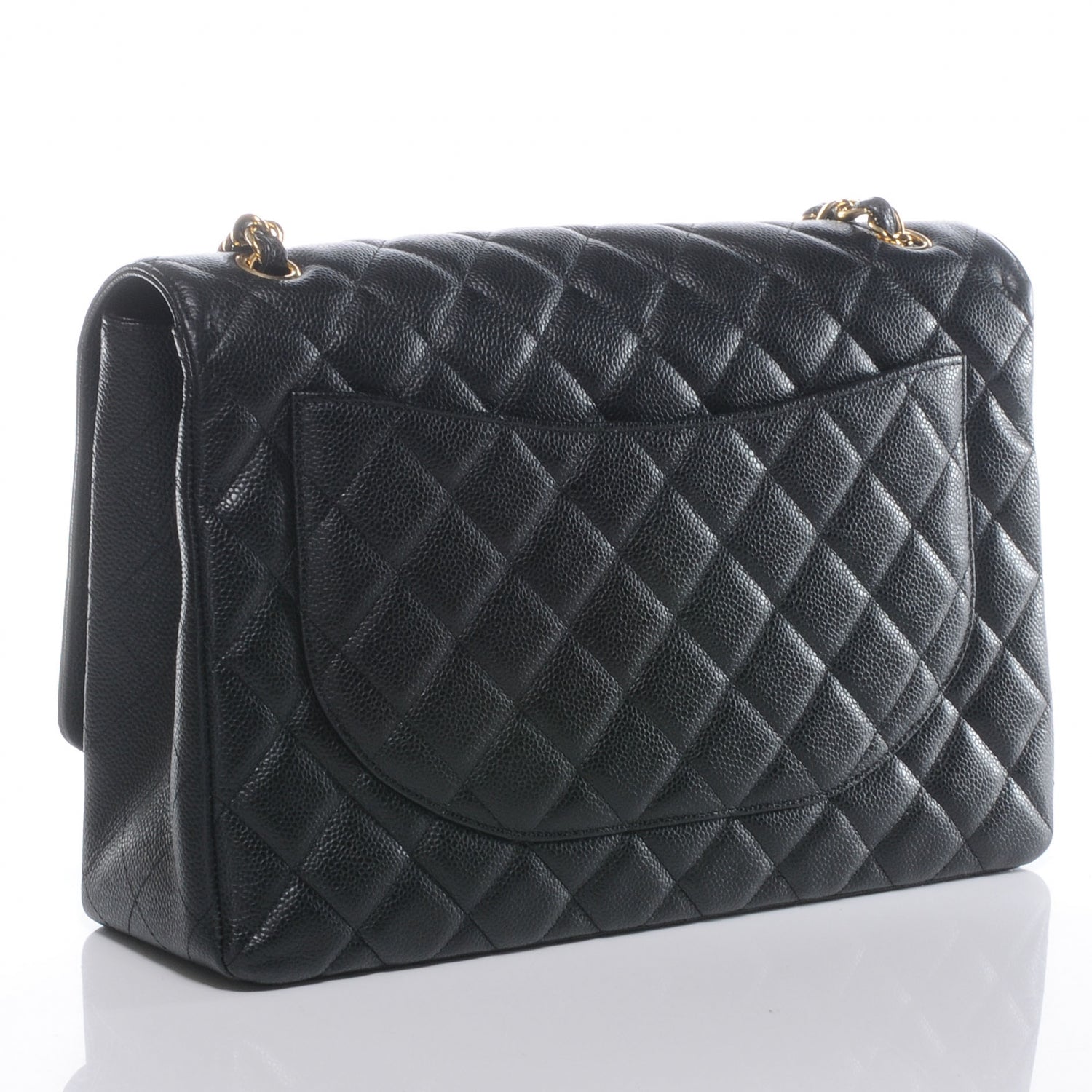 Chanel Caviar Maxi Single Flap Black 3 of 8