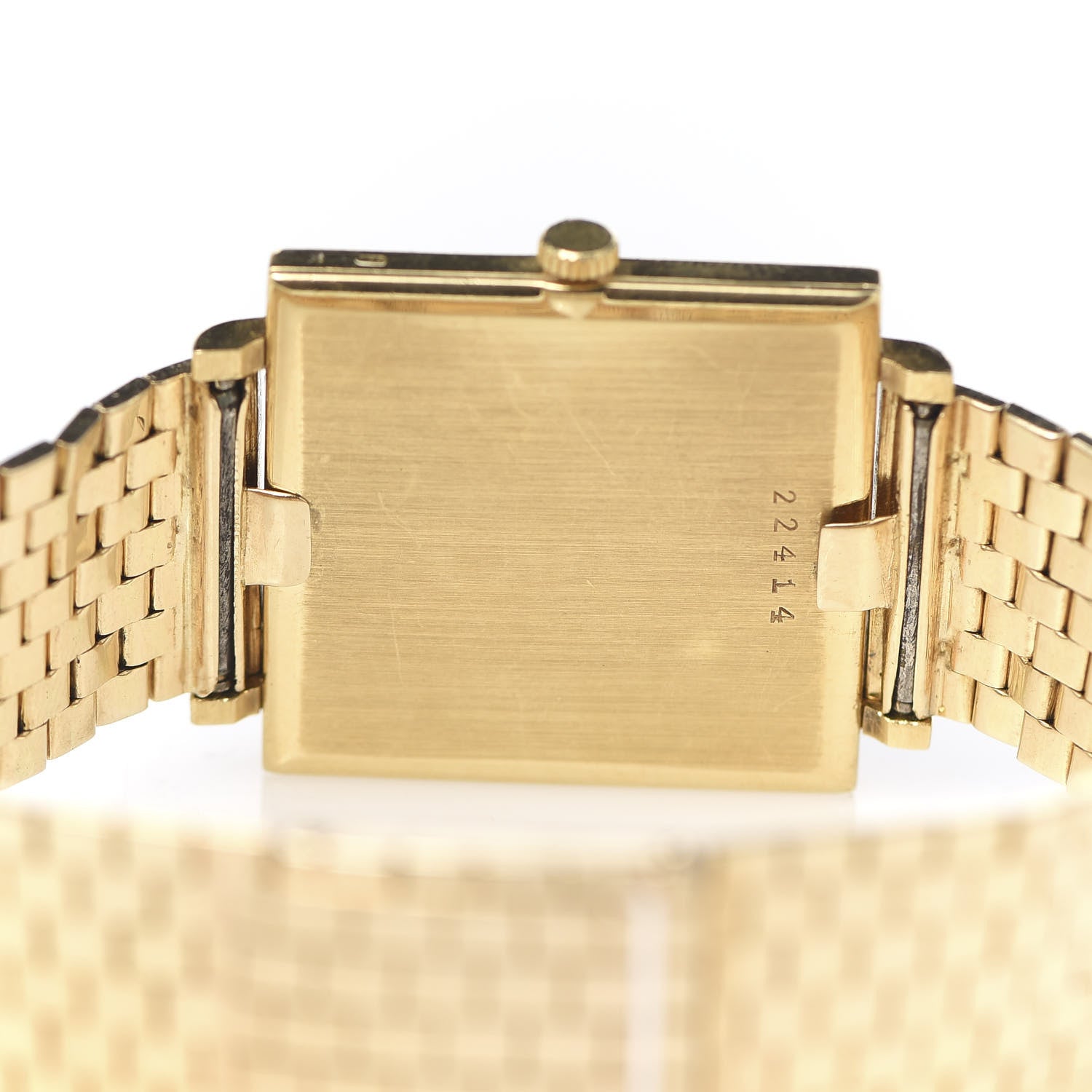 Audemars Piguet 18K Yellow Gold 25mm Classique Square Manual Winding Watch Beige 6290 5 of 6