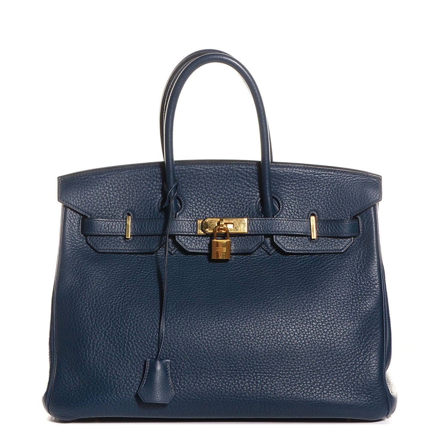 Taurillon Clemence Birkin 35 Bleu Thalassa