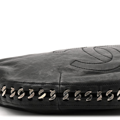 Chanel Calfskin Modern Chain Hobo Black 9 of 10