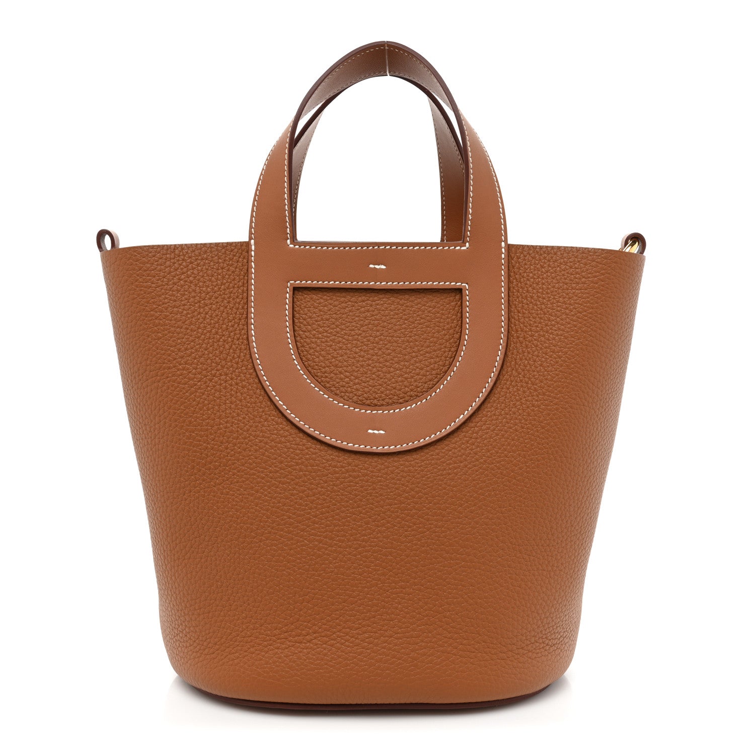 Hermes Taurillon Clemence Swift In-The-Loop 18 Bag Gold 1 of 10