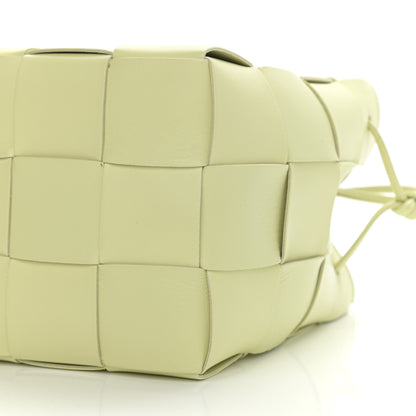 Bottega Veneta Nappa Maxi Intrecciato Cassette Bucket Bag Lemon Washed 6 of 9