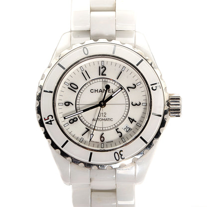 Chanel Stainless Steel Ceramic 38mm J12 Automatic Watch White 1 of 7