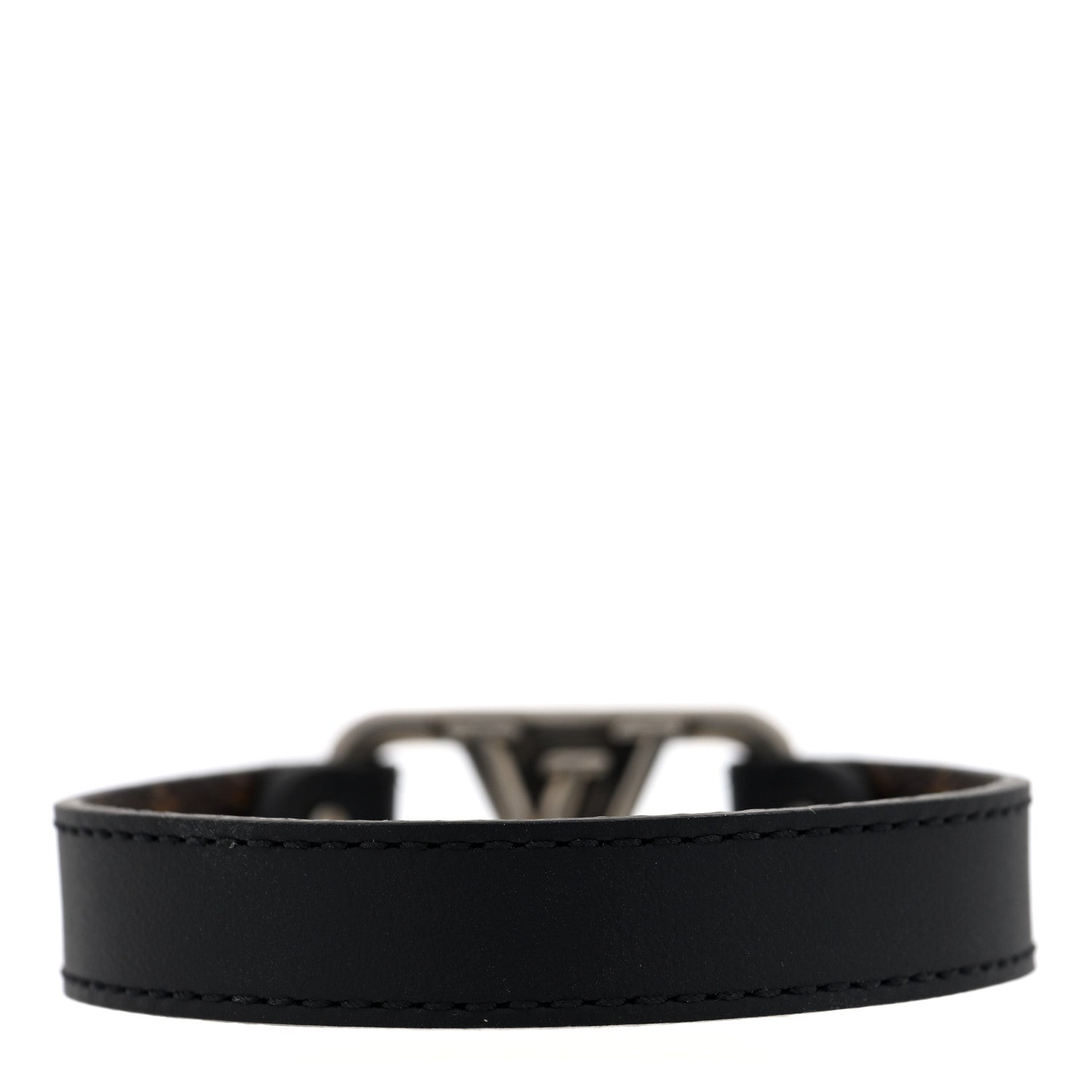 Louis Vuitton Monogram LV Slim Dimension Reversible Bracelet Ebene Black 5 of 7