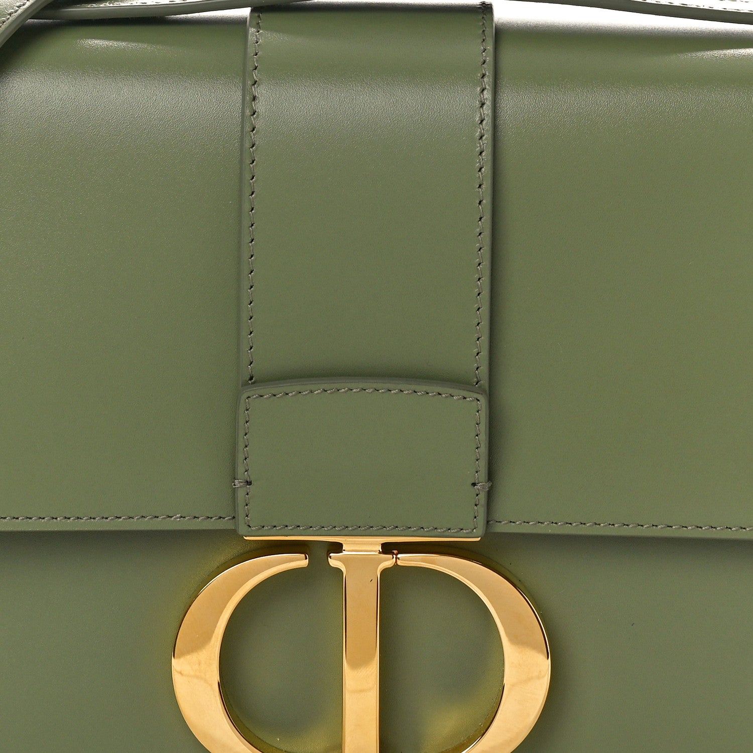 Christian Dior Smooth Calfskin 30 Montaigne Flap Bag Mint Green 7 of 10