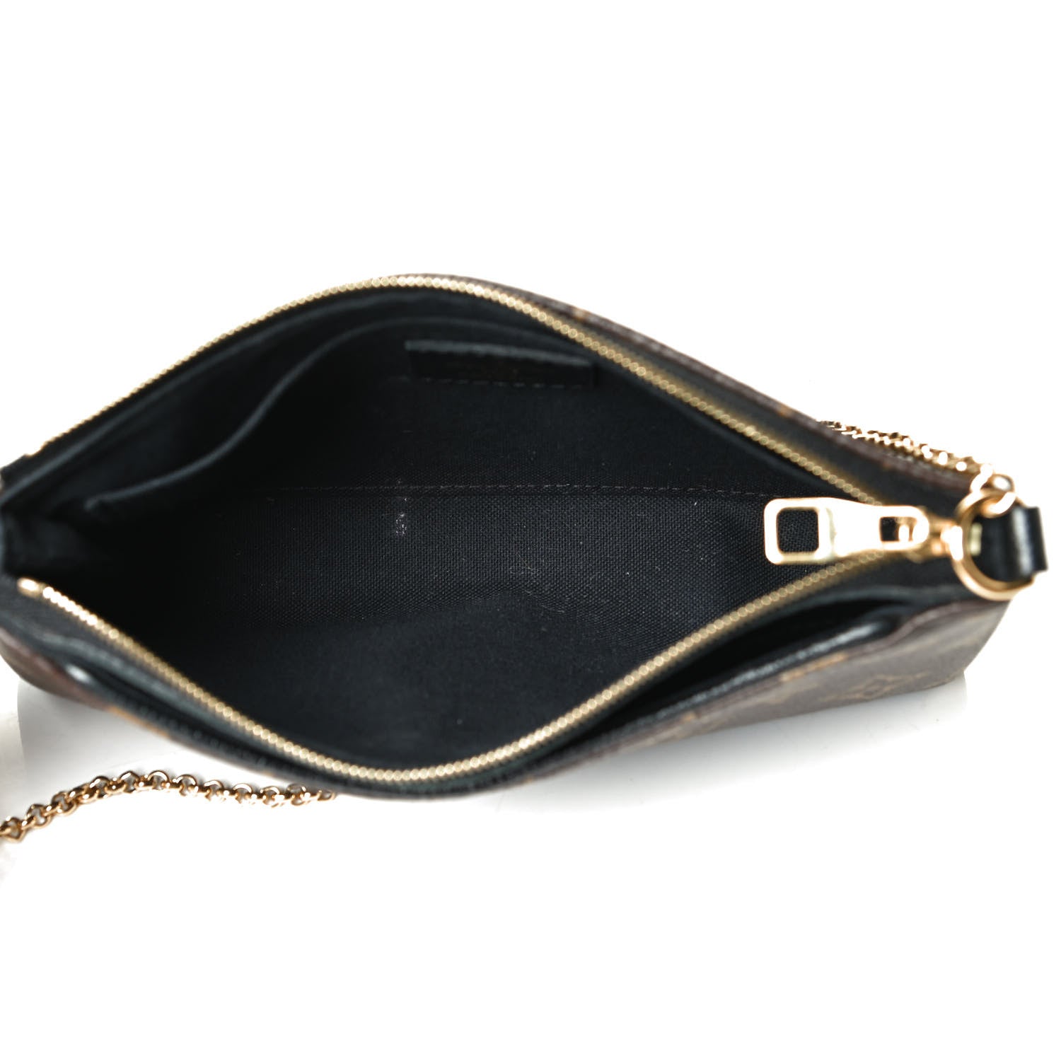Louis Vuitton Monogram Pallas Clutch Black 5 of 10