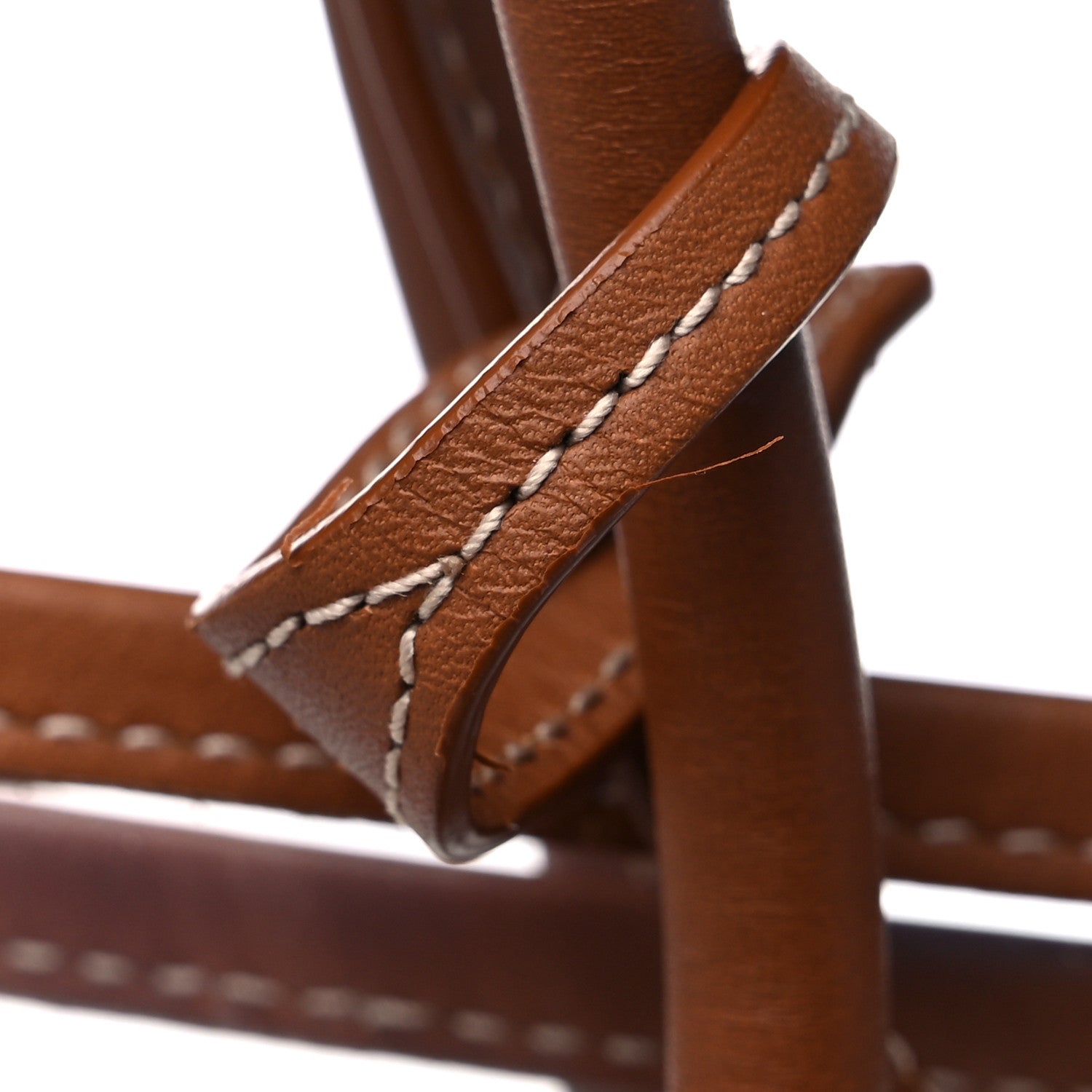 Saint Laurent Calfskin Vinyl Cabas Tote Brown 16 of 18
