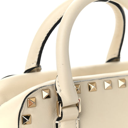 Valentino Garavani Calfskin Rockstud Top Handle Camera Crossbody Bag Ivory 11 of 12