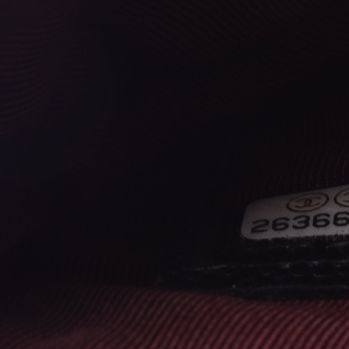 Caviar Quilted Small Cosmetic Case Black