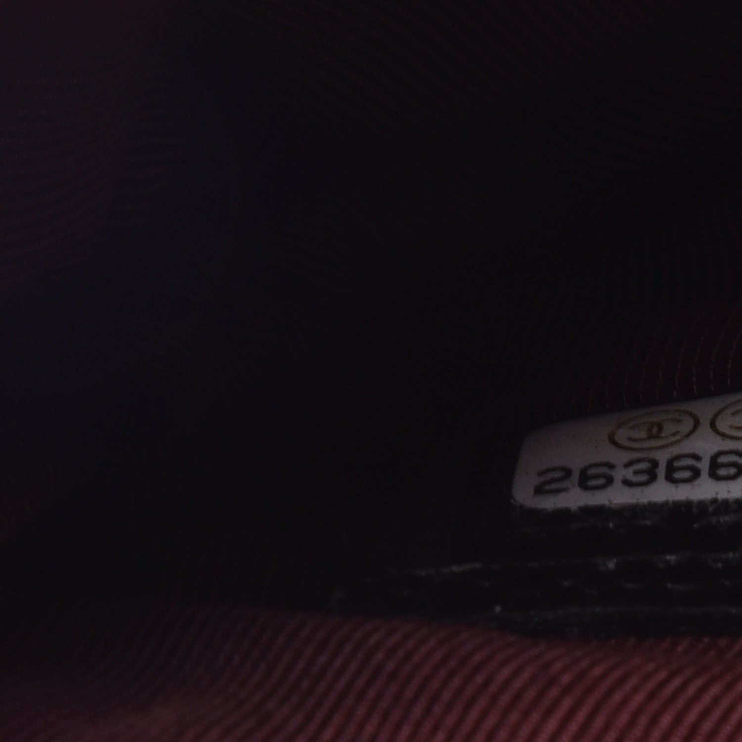 Chanel Caviar Quilted Small Cosmetic Case Black 7 of 7