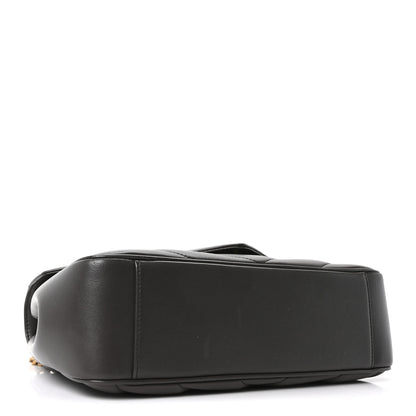 Saint Laurent Lambskin Matelasse Chevron Medium LouLou  Dark Strong Moss 5 of 11