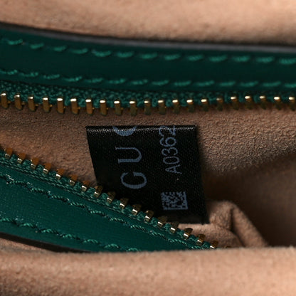 Gucci Boarded Dyana Lux Calfskin Small Jackie 1961 Hobo Emerald 8 of 11
