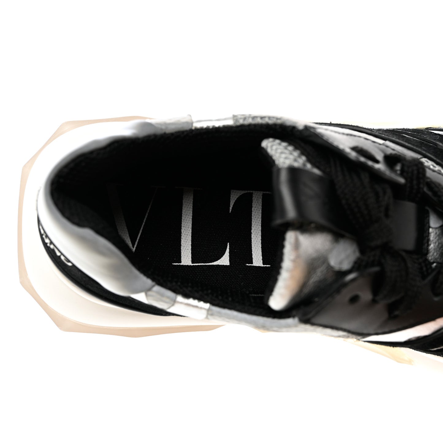 Calfskin Mesh Camo Womens Bounce Sneakers 37 Multicolor
