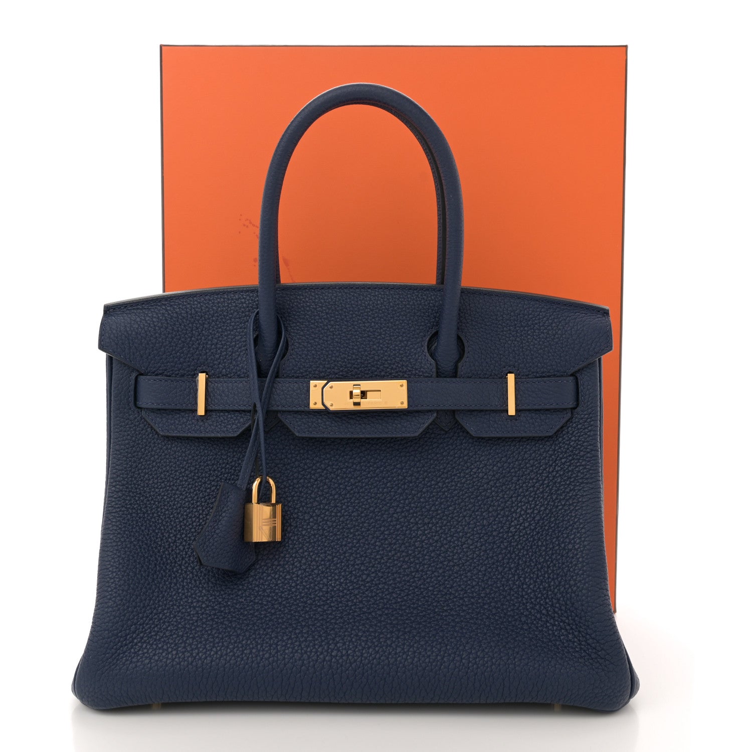 Hermes Togo Birkin 30 Bleu Encre 11 of 11