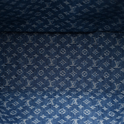 Louis Vuitton Monogram Denim Neo Neverfull MM Blue 6 of 10