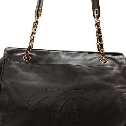Chanel Lambskin CC Shoulder Bag Black 7 of 15