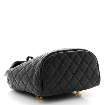 Chanel Lambskin Quilted Mini Urban Spirit Backpack Black 4 of 12