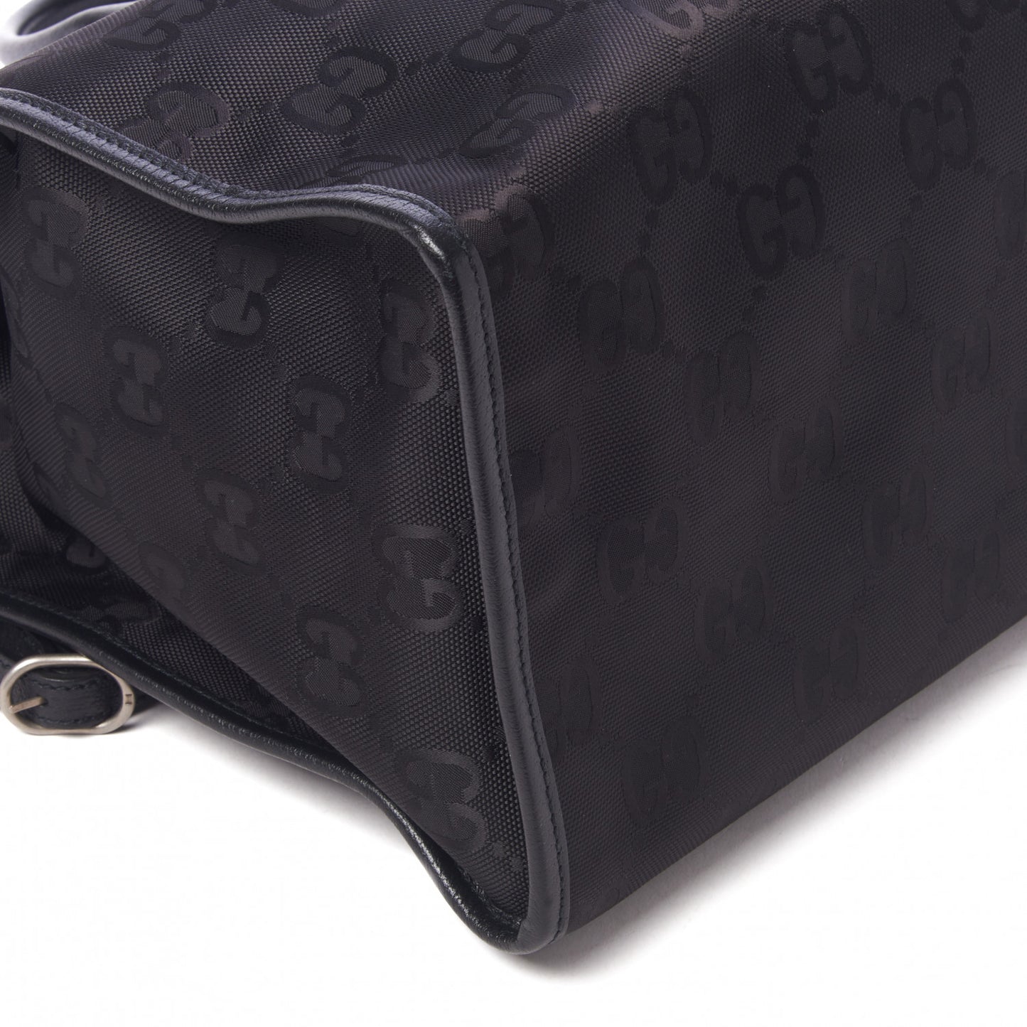 Econyl Nylon Monogram Large Off The Grid Tote Bag Black