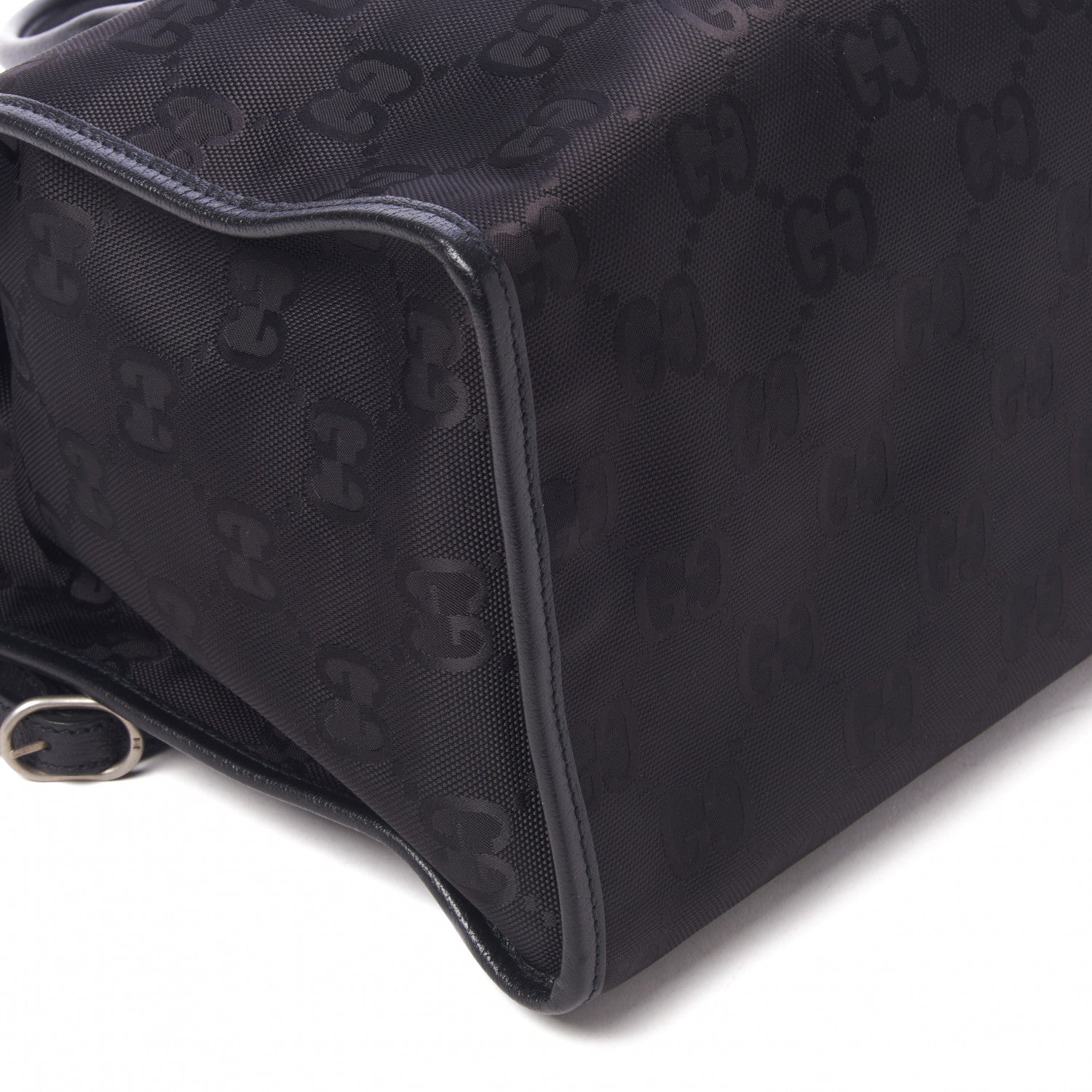 Gucci Econyl Nylon Monogram Large Off The Grid Tote Bag Black 6 of 11