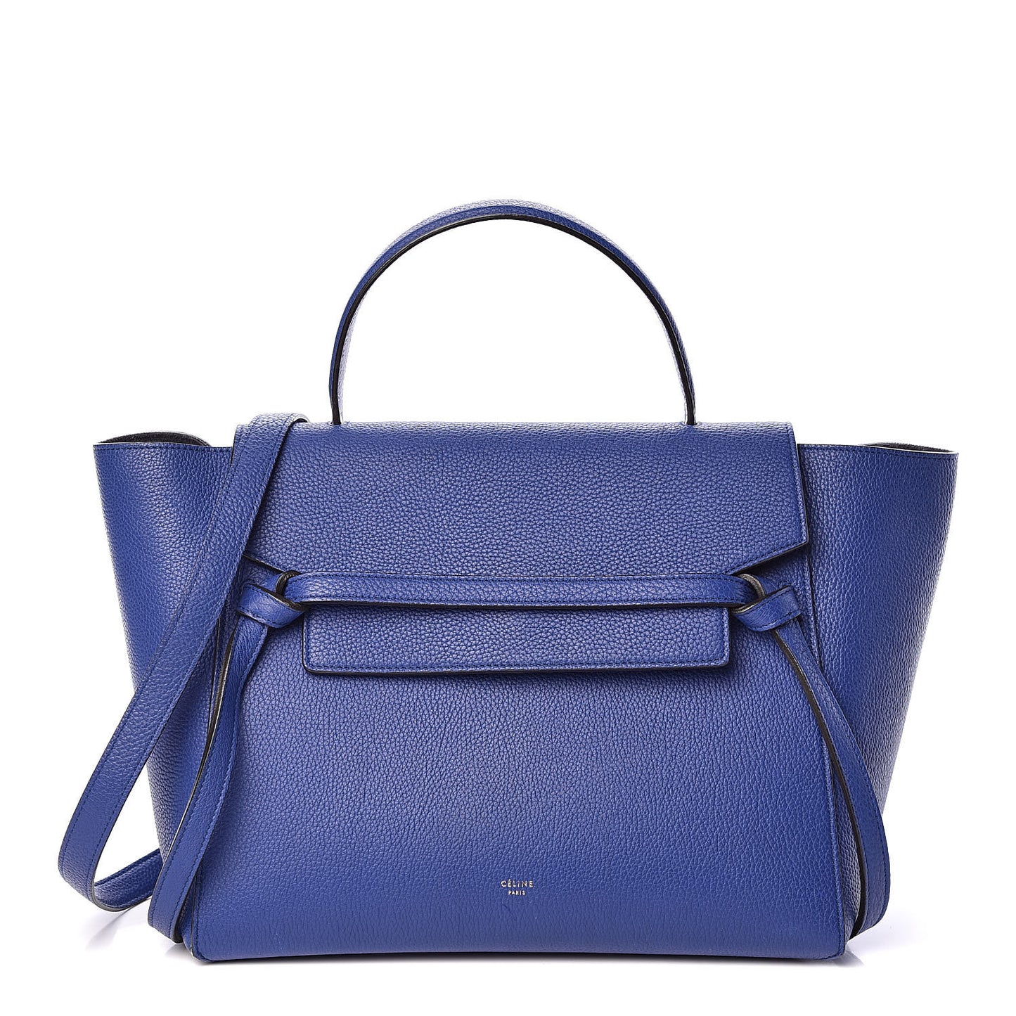 Grained Calfskin Mini Belt Bag Indigo
